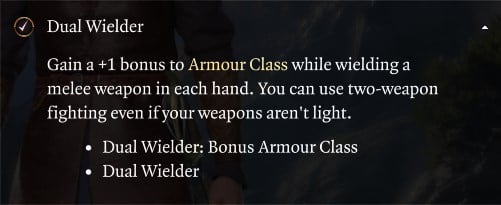 Dual Wielder Feat at Level 4
